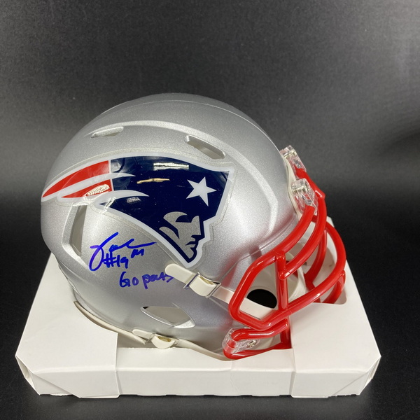 NFL - Patriots Joe Milton Signed Mini Helmet