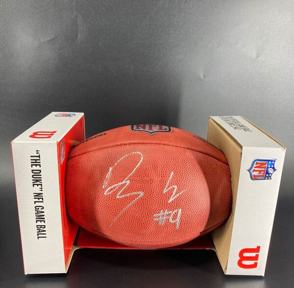 NFL - Ravens Devontez Walker Signed Authentic Football