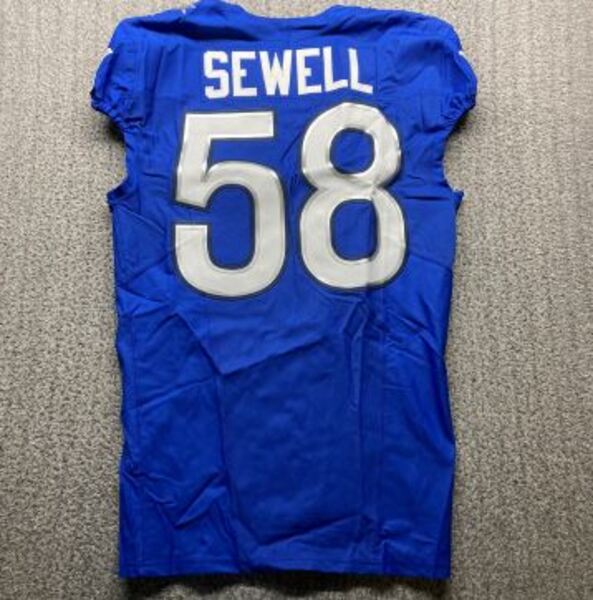 NFL - Lions Penei Sewell Game Issued Pro Bowl Games Jersey Size 42