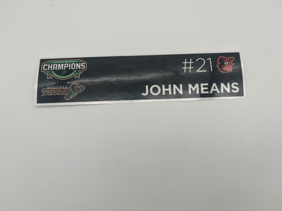 Photo of 2024 Locker Tag John Means #21