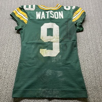 Sao Paulo Game - Packers Christian Watson Game Worn Jersey 9.6.24 Size 4...