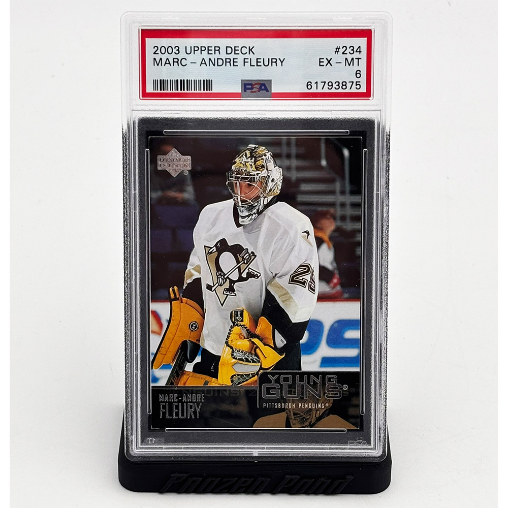 Marc-Andre Fleury  2003-04 Upper Deck Young Guns Rookie Card - PSA 6