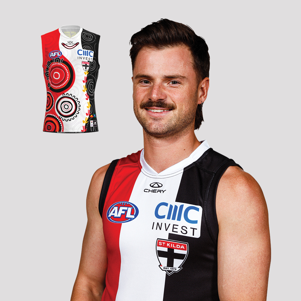 Jack Sinclair #35 - 2026 Home Player First Nations Guernsey * Signed