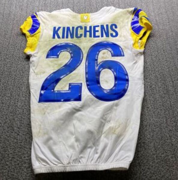 London Games - Rams Kamren Kinchens Game Worn Jersey (10/19/2025) Size 4...
