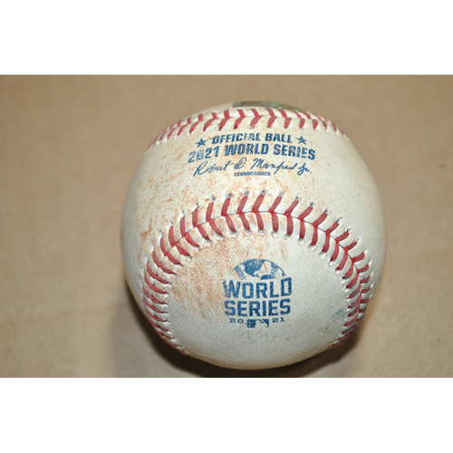 2021 World Series - Houston Astros vs. Atlanta Braves - Game 4 - Pitcher: Kyle Wright, Batter: Kyle Tucker (Grounds Into Force Out) - Top 3
