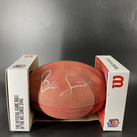 NFL - Commanders Ben Sinnott Signed Authentic Football