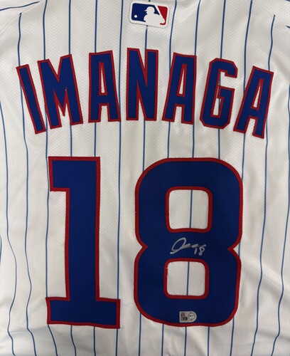 IMANAGA 18 ユニフォーム 2色セット Shota Imanaga Autographed Cubs Authentic Jersey | MLB Auctions