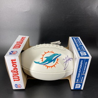 Dolphins - Minkah Fitzpatrick Signed Panel Ball With Dolphins Logo