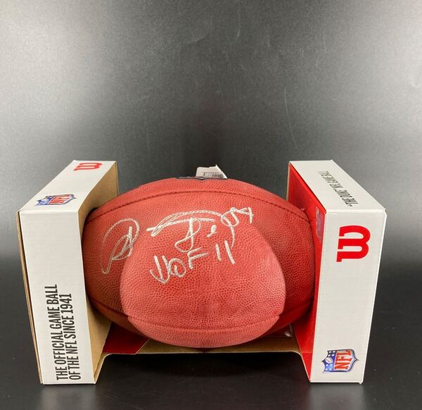 HOF - Broncos Shannon Sharpe Signed Authentic Football