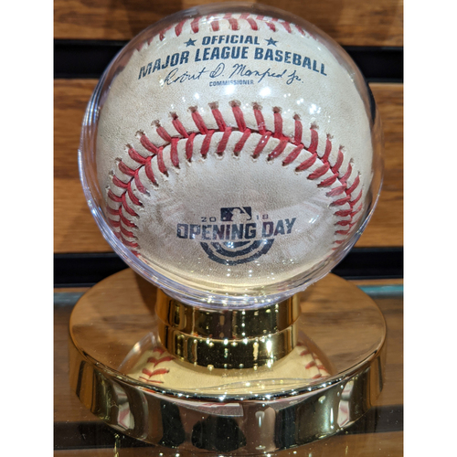Red Sox vs. Rays April 5, 2018 Game Used Opening Day Baseball