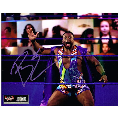 Big E SIGNED WrestleMania 37 Exclusive 8x10 Photo (Random Number)