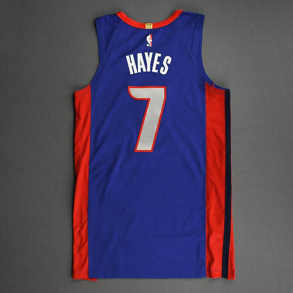 Killian Hayes Detroit Pistons GameWorn City Edition Jersey 202021 NBA Season NBA Auctions