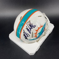 Dolphins - Mark Walton Signed Mini Helmet