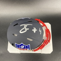 NFL - Ravens Zay Flowers Signed NFL Shield Mini Helmet