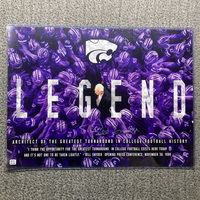 Shriners - Kansas State Bill Snyder Signed 24x18 Poster
