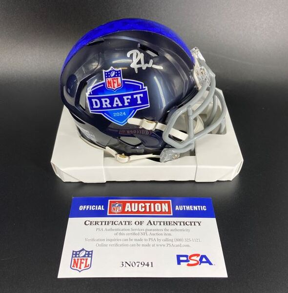 NFL - Steelers Roman Wilson Signed NFL Draft Mini Helmet