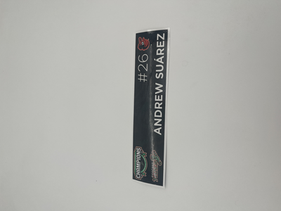 Photo of 2024 Locker Tag Andrew Suarez #26