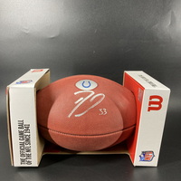Colts - Darius Leonard Signed Authentic Football With Colts Logo