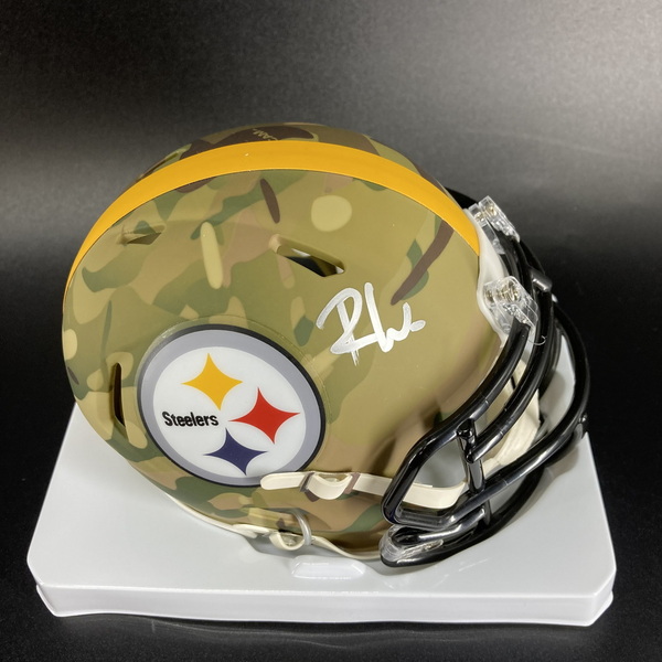 NFL - Steelers Roman Wilson Signed STS Mini Helmet