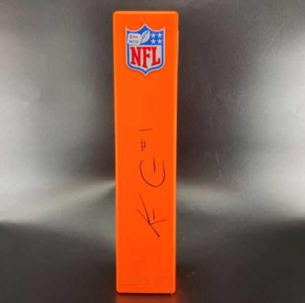 NFL - Browns KC Concepcion Signed NFL Shield Pylon