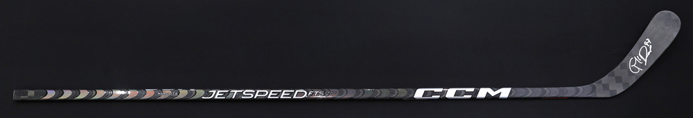Connor McDavid #97 - Autographed Edmonton Oilers New Team-Issued CCM Jetspeed FT5 Pro Stick (New Stick / Not Game Used)