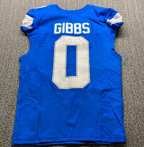 STS - Lions Jahmyr Gibbs Game Worn Jersey (11/02/2025) Size 38 / Game Ph...