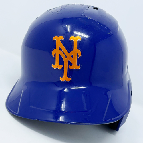 3 Team Issued Blue Batting Helmet 2022 Season New York Mets Auctions