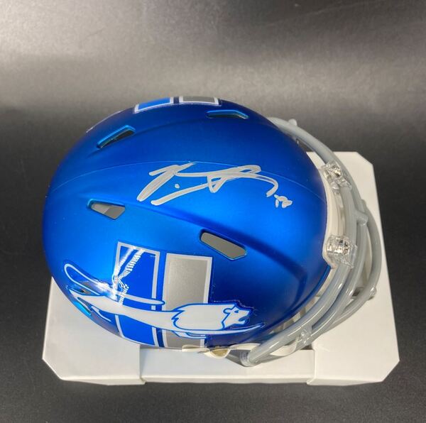 Lions - Penei Sewel Signed Mini Helmet
