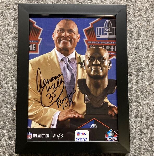 HOF - Cardinals Aeneas Williams NFL Auction Exclusive Signed 5x7 Photo I...
