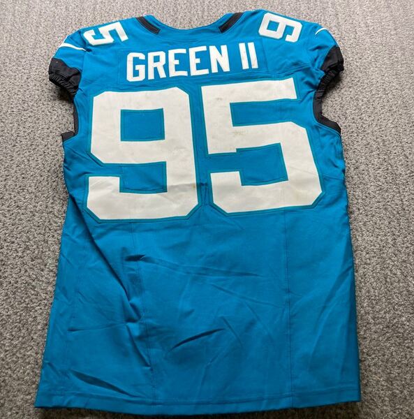 London Games - Jaguars BJ Green II Game Worn Jersey (10/19/2025) Size 42...