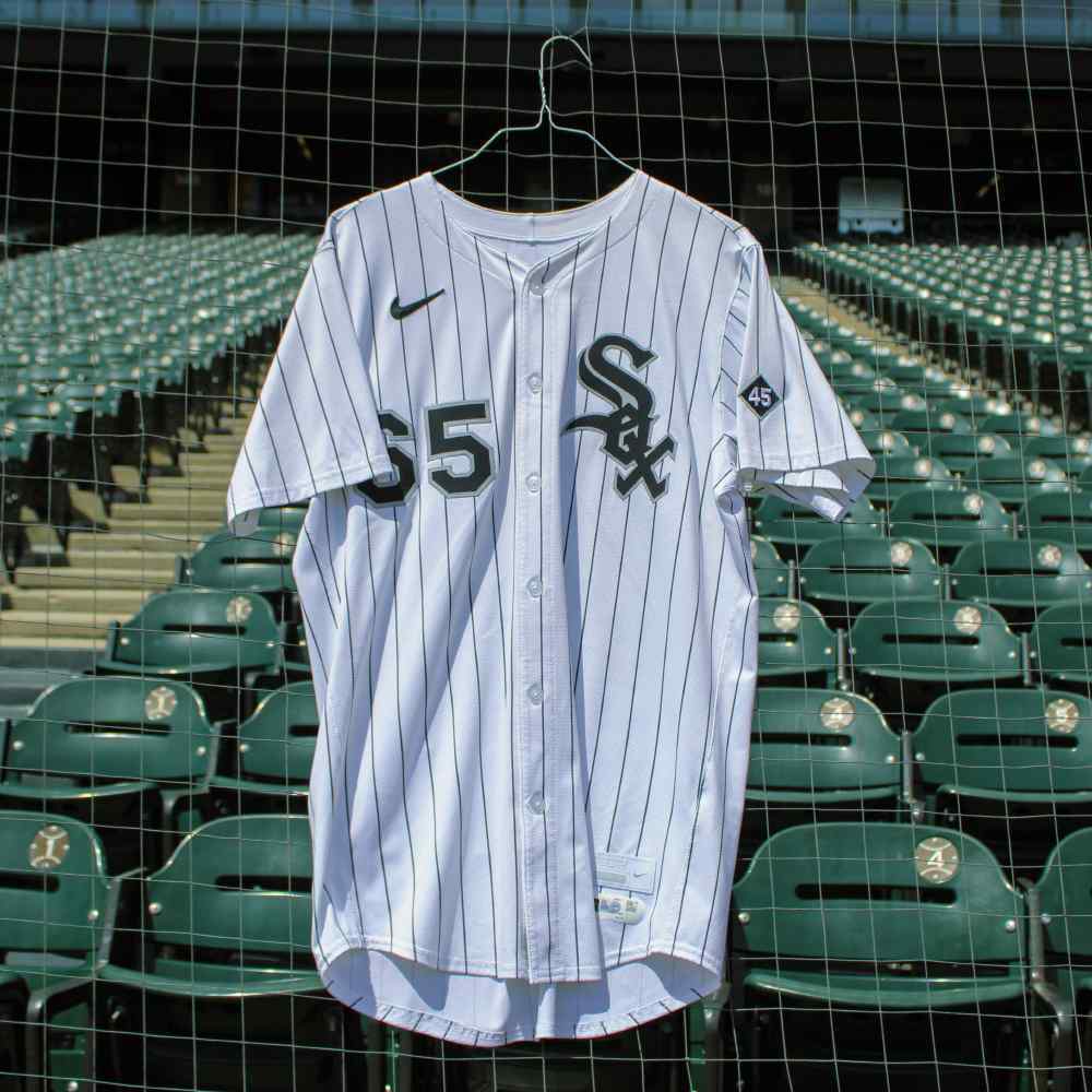 Davis Martin 2025 Team Issued White Pinstripe Jersey - Size 44