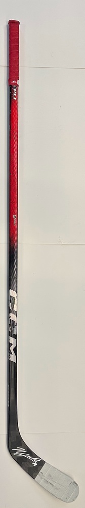 #76 Nick Lardis Game Used Stick - Autographed - Chicago Blackhawks