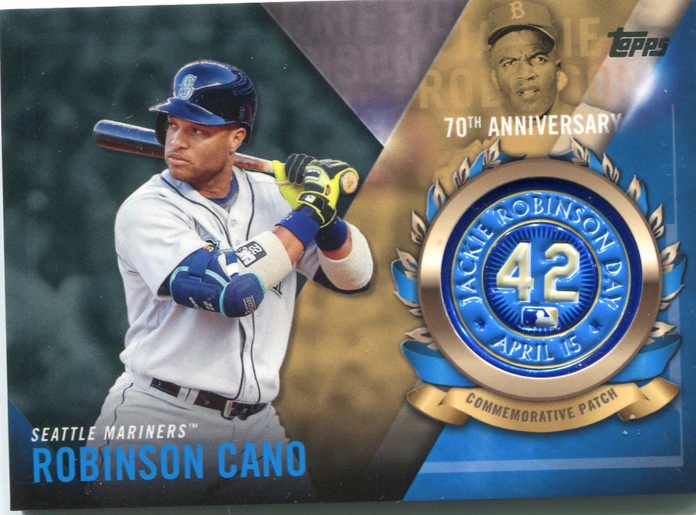2017 Topps Jackie Robinson Logo Patches #JRPCRC Robinson Cano