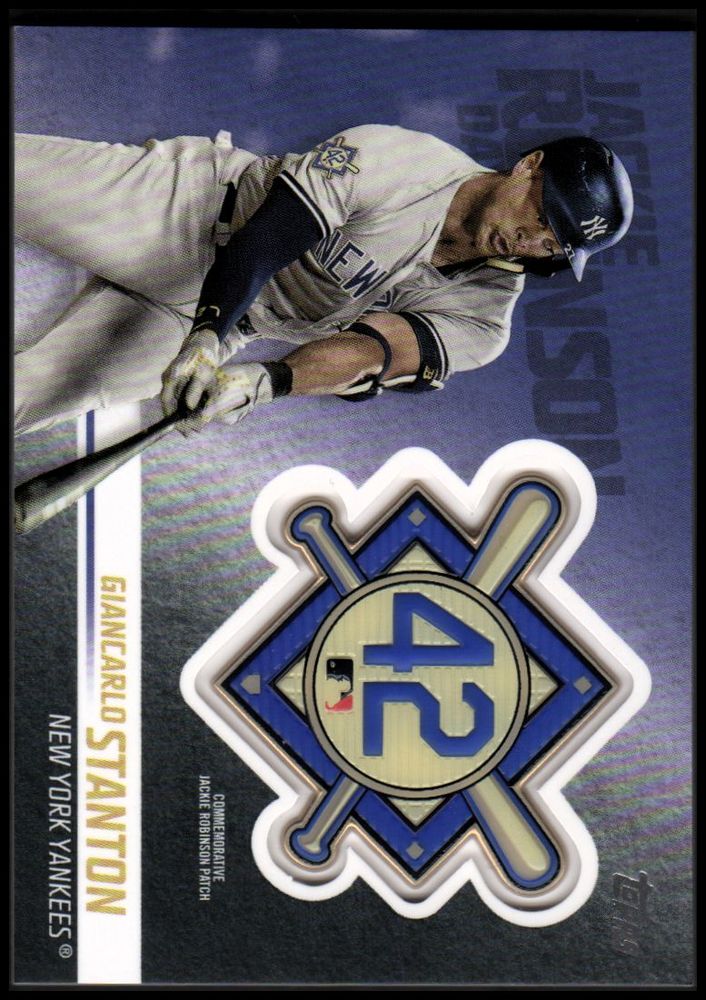 2018 Topps Update Jackie Robinson Commemorative Patches Giancarlo Stanton