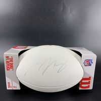 NFL - 49ers Jake Moody Signed White Composite Football