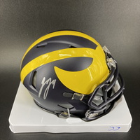 NFL - Michigan JJ McCarthy Signed Mini Helmet