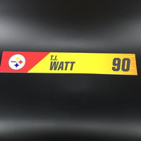 NFL - Steelers T.J Watt Pro Bowl 2019 Locker Room Plate