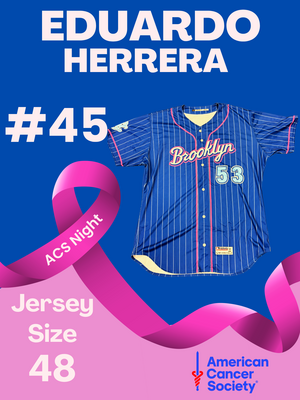 #45 Eduardo Herrera Game Used ACS Jersey (Size 48)