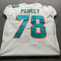 NFL - Dolphins Adam Pankey Game Cut Jersey Size 46