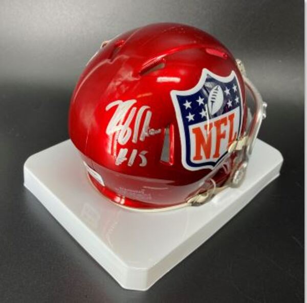 NFL - Steelers Ben Skowronek Signed NFL Shield Mini Helmet