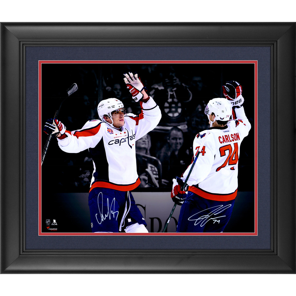 Alex Ovechkin & John Carlson Washington Capitals Framed Autographed 16