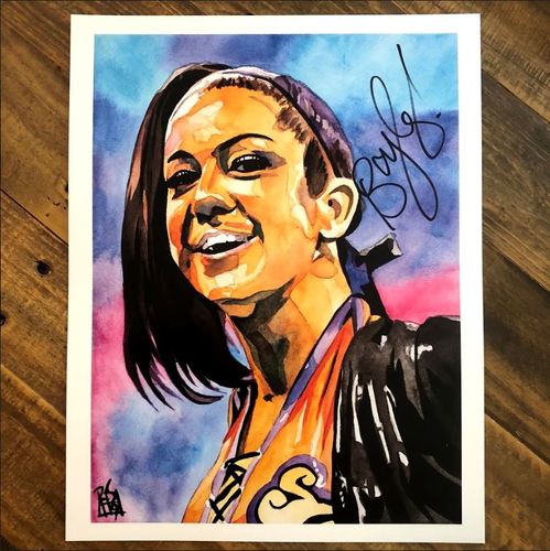 Bayley SIGNED 11 x 14 Rob Schamberger Print