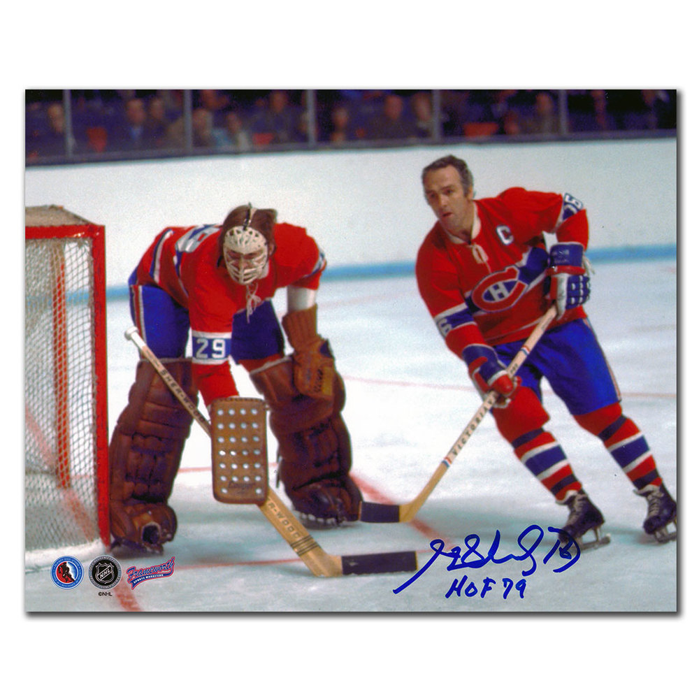 Henri Richard Signed Montreal Canadiens Fanatics Breakaway Home Red Jersey
