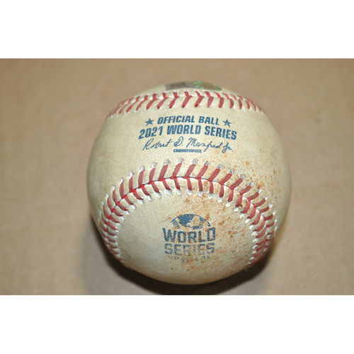 2021 World Series - Atlanta Braves vs. Houston Astros - Game 2 - Pitcher: Drew Smyly, Batters: Michael Brantley (Double), Alex Bregman (Ground Out) - Bottom 7