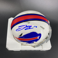 Bills - Josh Allen Signed Mini Helmet