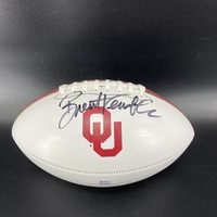 Shriners - Oklahoma Brent Venables Signed Panel Ball With Oklahoma Logo