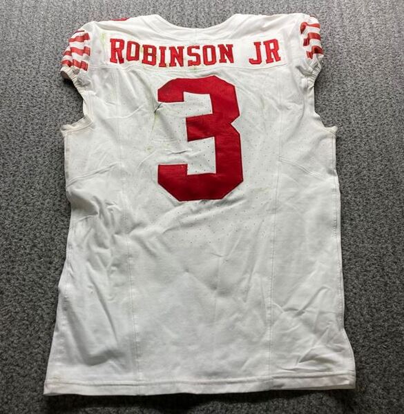 Crucial Catch - 49ers Brian Robinson Jr. Game Worn Jersey (9/28/2025) Si...