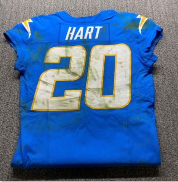 Sao Paulo Game - Chargers Cam Hart Game Worn Jersey (9/05/2025) Size 40 ...