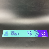 NFL - Colts Luke Rhodes Special Edition 2022 Pro Bowl Nameplate 2 of 3