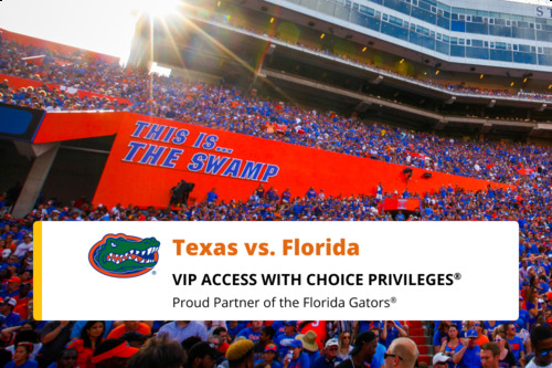 Photo of Texas vs. Florida | October 4, 2025 (2 passes+ hotel stay)